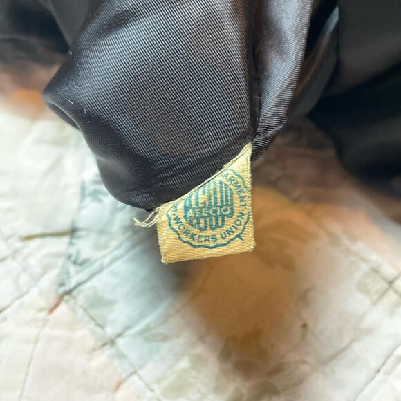 vintage 1960s faux fur cropped leopard print jacket union made size medium - Picture 4 of 7